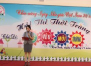 Hội thi thời trang “bé yêu môi trường” chào mừng ngày Nhà giáo Việt Nam 20/11/2015