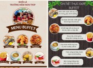 Tổ chức tiệc Buffet cho trẻ khối Lá Tổ chức tiệc Buffet cho trẻ khối Lá